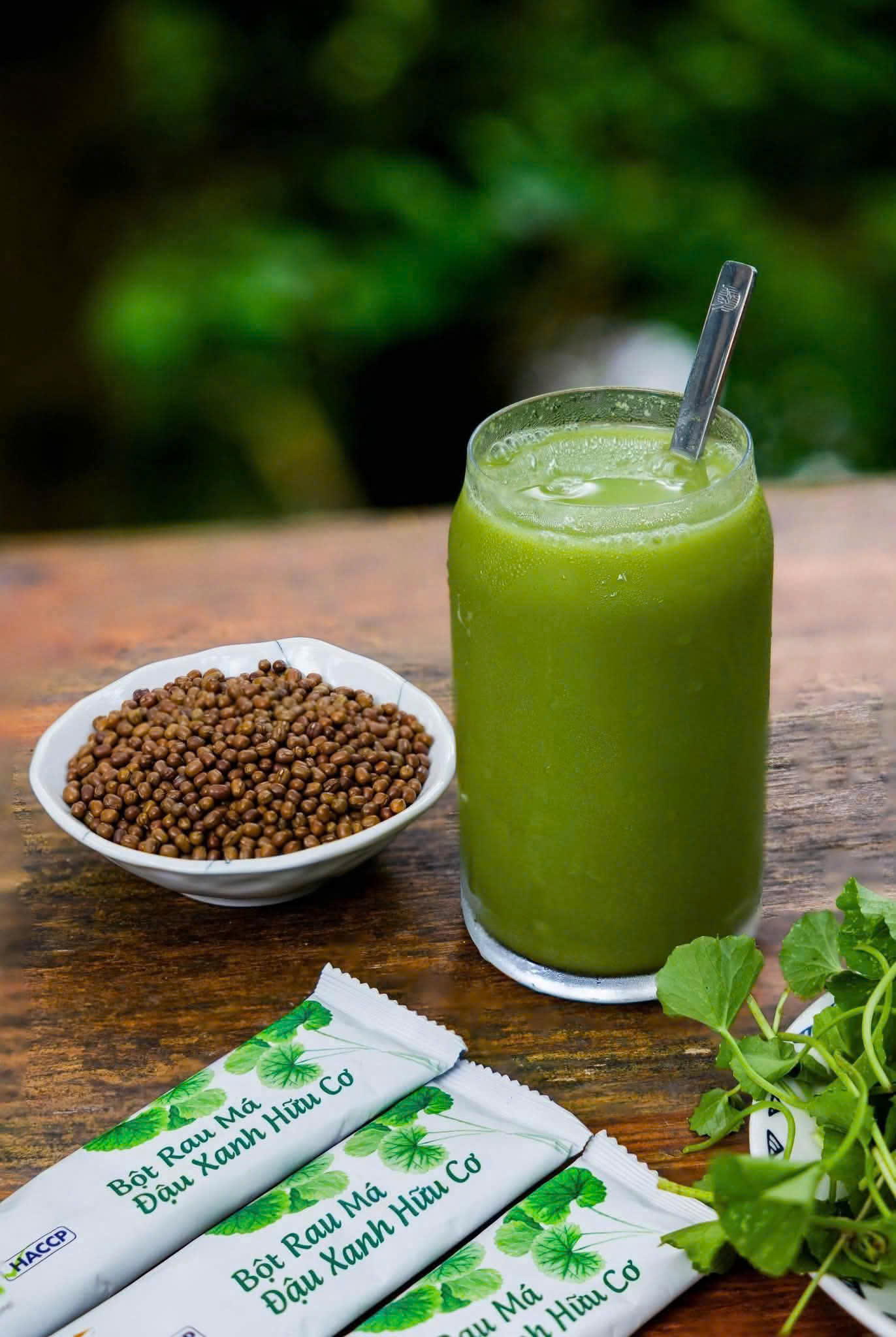Bột rau má đậu xanh hữu cơ Karose - Ảnh 2