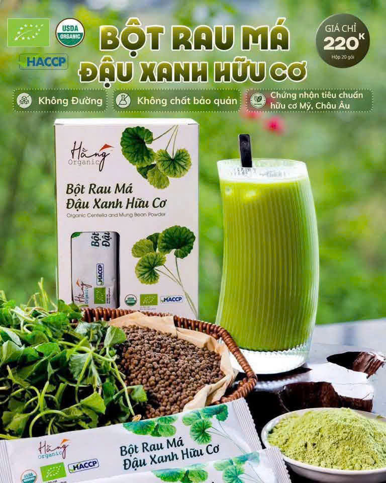 Bột rau má đậu xanh hữu cơ Karose - Ảnh 3